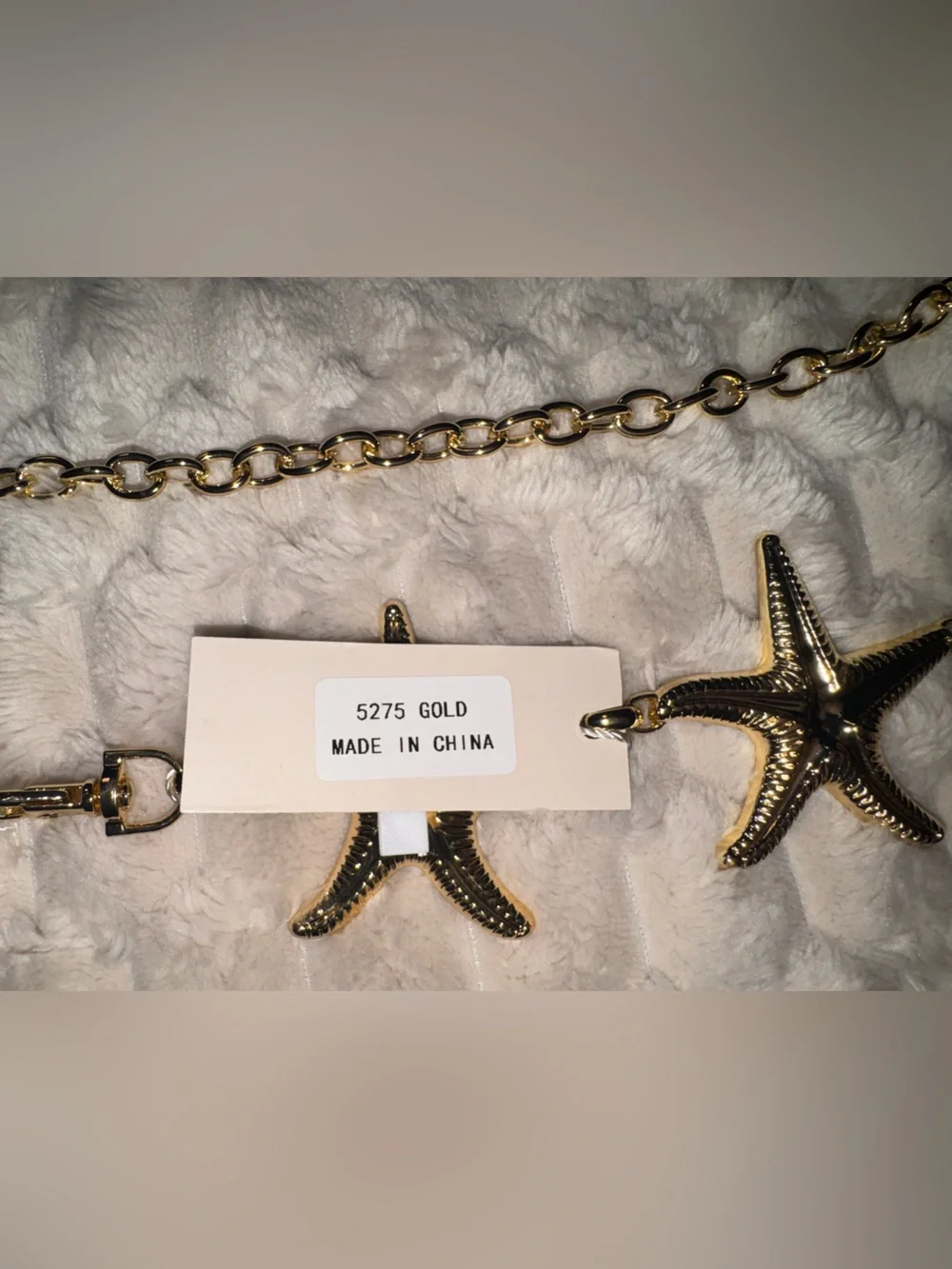Most Wanted USA Starfish Chain Belt - NWT